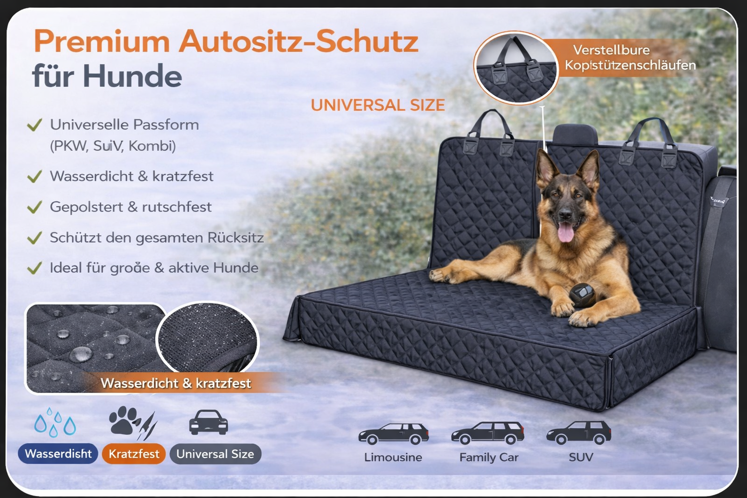 ⭐ Auto-Komplettset für Hunde